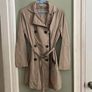 Charlotte Russe Tan Belted Coat